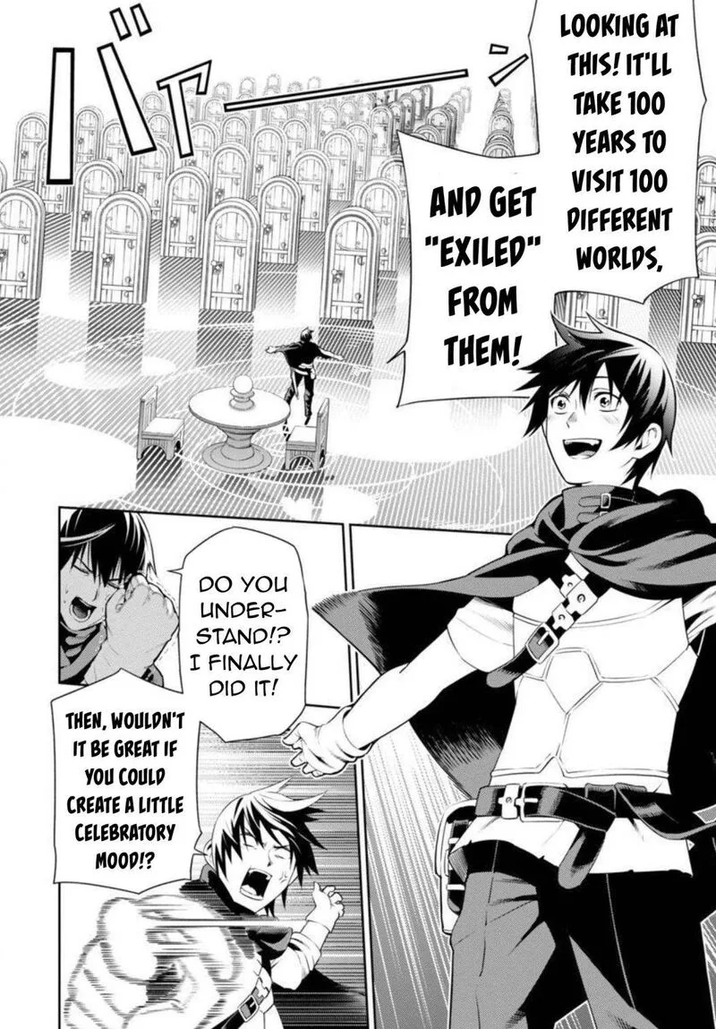 Tsuihousareru Tabi ni Skill wo Te ni Ireta Ore ga, 100 no Isekai de 2-shuume Musou Chapter 2 page 5