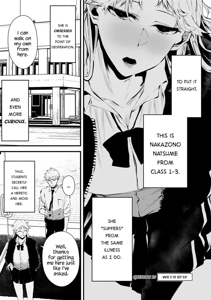 Tsurenai Hodo Aokute Azatoi Kurai ni Akai Chapter 10 page 1