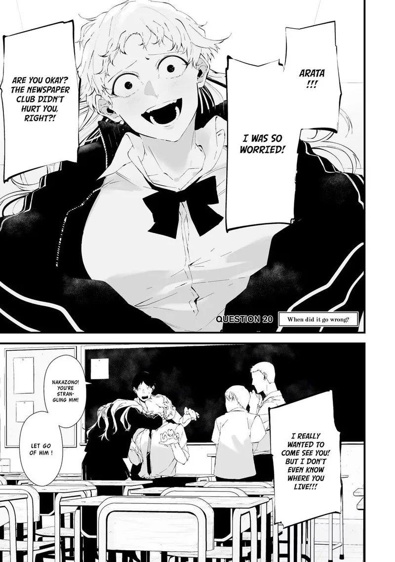 Tsurenai Hodo Aokute Azatoi Kurai ni Akai Chapter 20 page 1