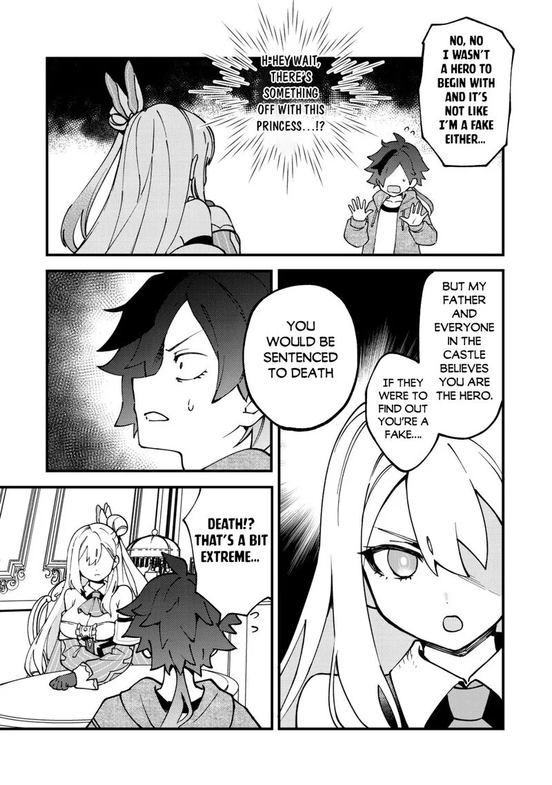 Tsuuhan de Katta Youtou ga Gachi datta: Tameshigiri Shitara Kuukan ga Sakete Isekai ni Tobasareta Ageku, Densetsu no Yuusha da to Kanchigai Sarete Komatteimasu Chapter 1 page 29