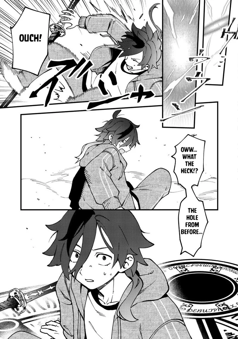 Tsuuhan de Katta Youtou ga Gachi datta: Tameshigiri Shitara Kuukan ga Sakete Isekai ni Tobasareta Ageku, Densetsu no Yuusha da to Kanchigai Sarete Komatteimasu Chapter 1 page 15