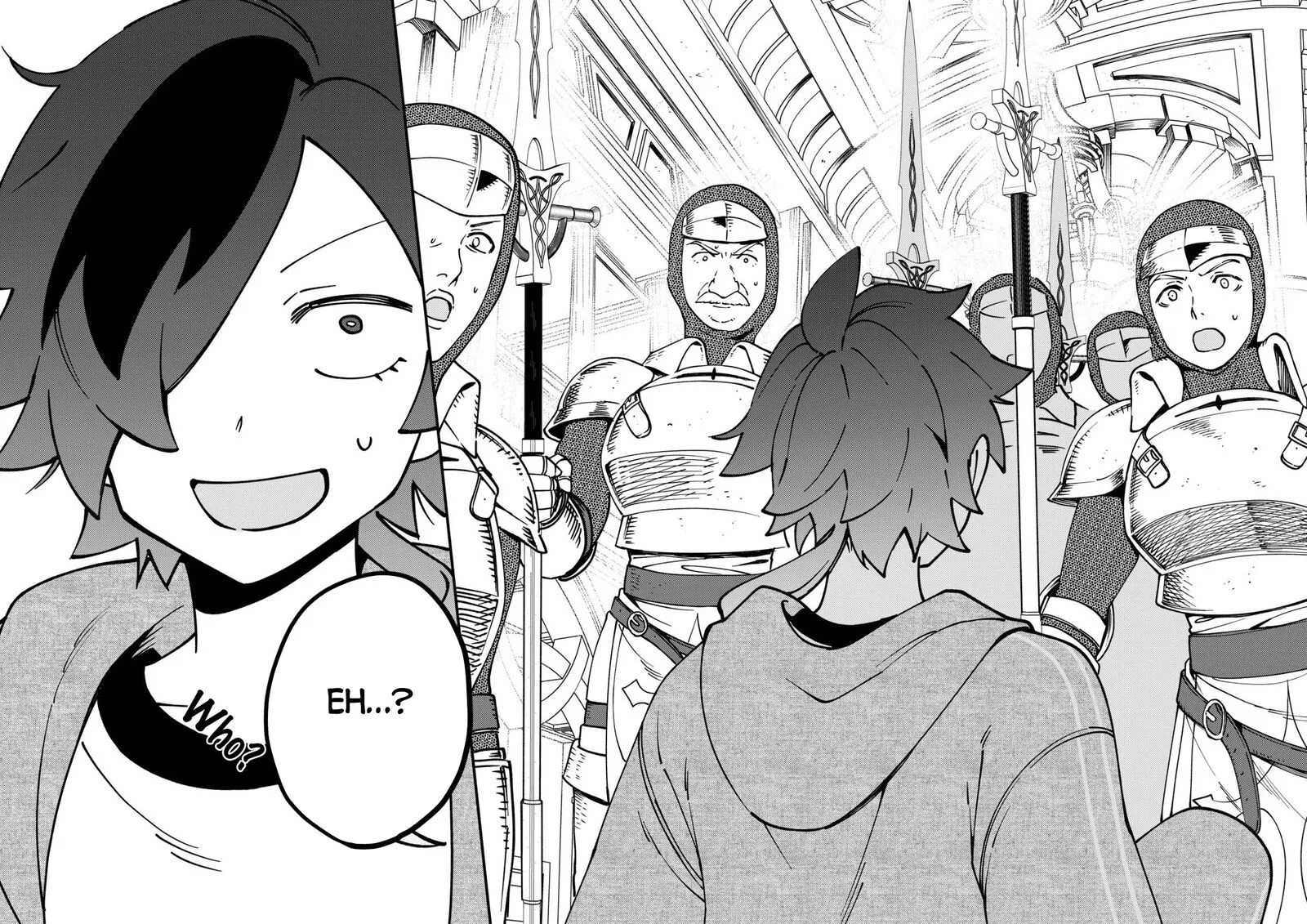 Tsuuhan de Katta Youtou ga Gachi datta: Tameshigiri Shitara Kuukan ga Sakete Isekai ni Tobasareta Ageku, Densetsu no Yuusha da to Kanchigai Sarete Komatteimasu Chapter 1 page 16