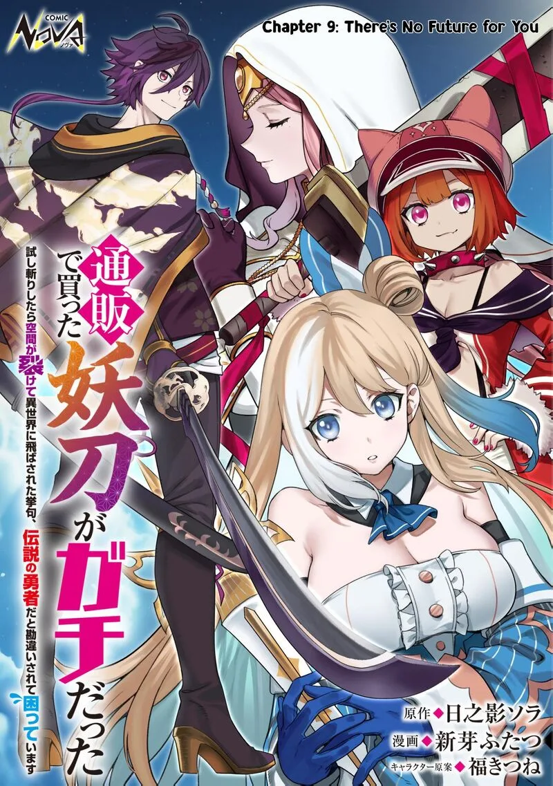 Tsuuhan de Katta Youtou ga Gachi datta: Tameshigiri Shitara Kuukan ga Sakete Isekai ni Tobasareta Ageku, Densetsu no Yuusha da to Kanchigai Sarete Komatteimasu Chapter 9 page 1