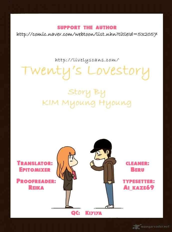 Twenty's Love Story Chapter 8 page 1