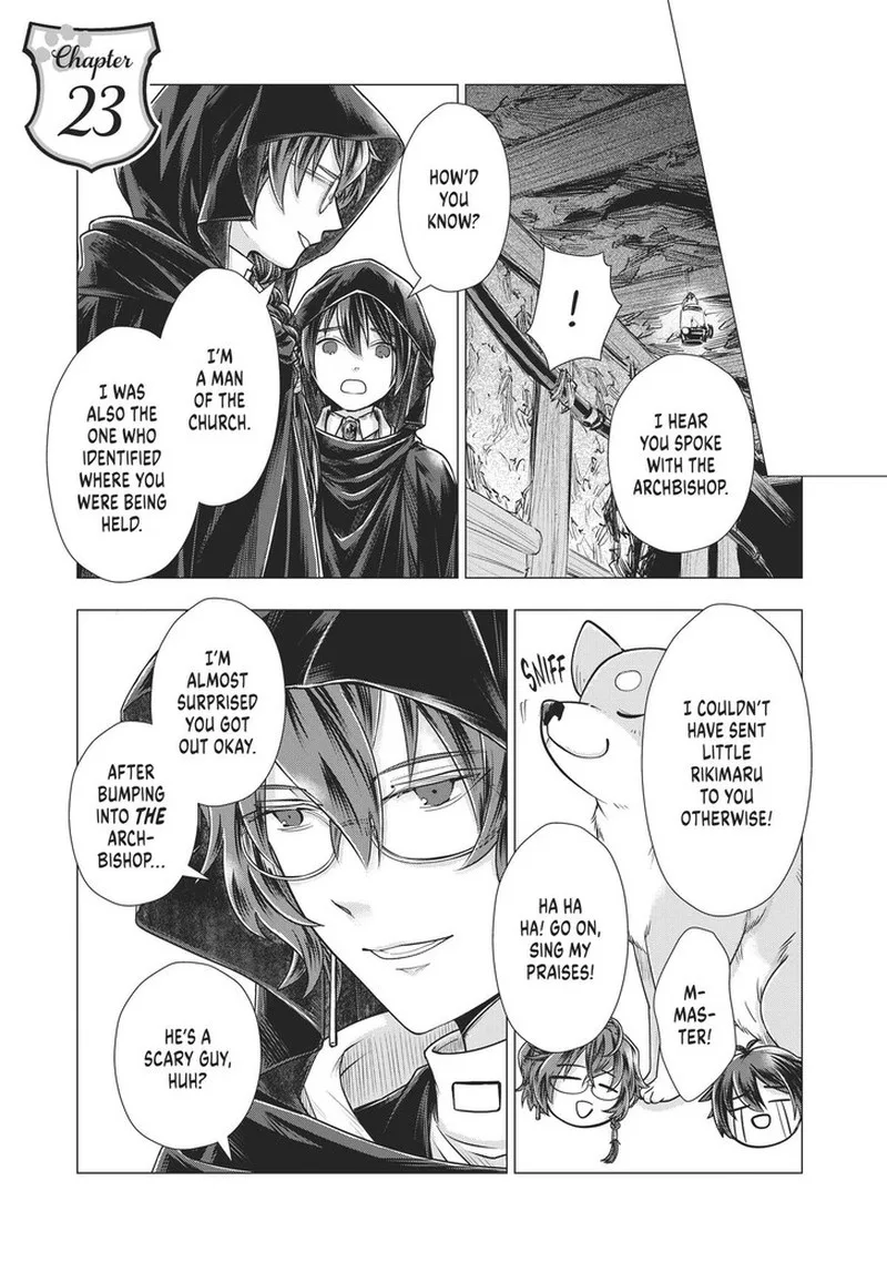 Uchi no Inu ga Tsuyosugirun desu ga? - Tensei Shitara Megami-sama no Shukufuku de Sekai wo Sukuu Koto ni narimashita Chapter 23 page 1