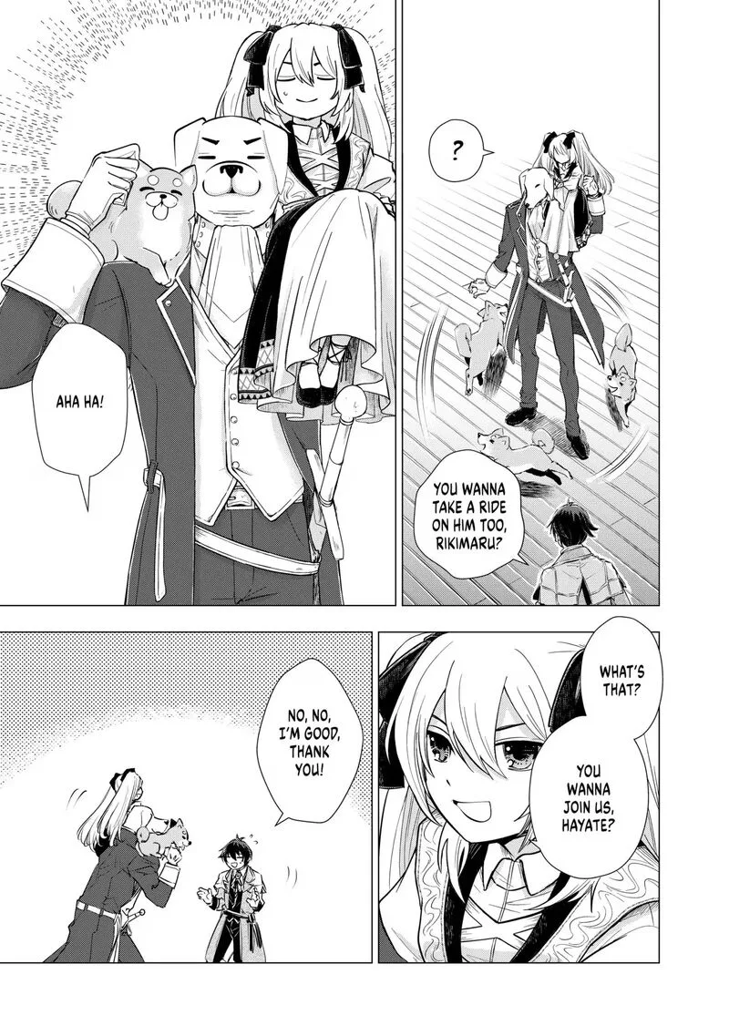 Uchi no Inu ga Tsuyosugirun desu ga? - Tensei Shitara Megami-sama no Shukufuku de Sekai wo Sukuu Koto ni narimashita Chapter 32 page 3
