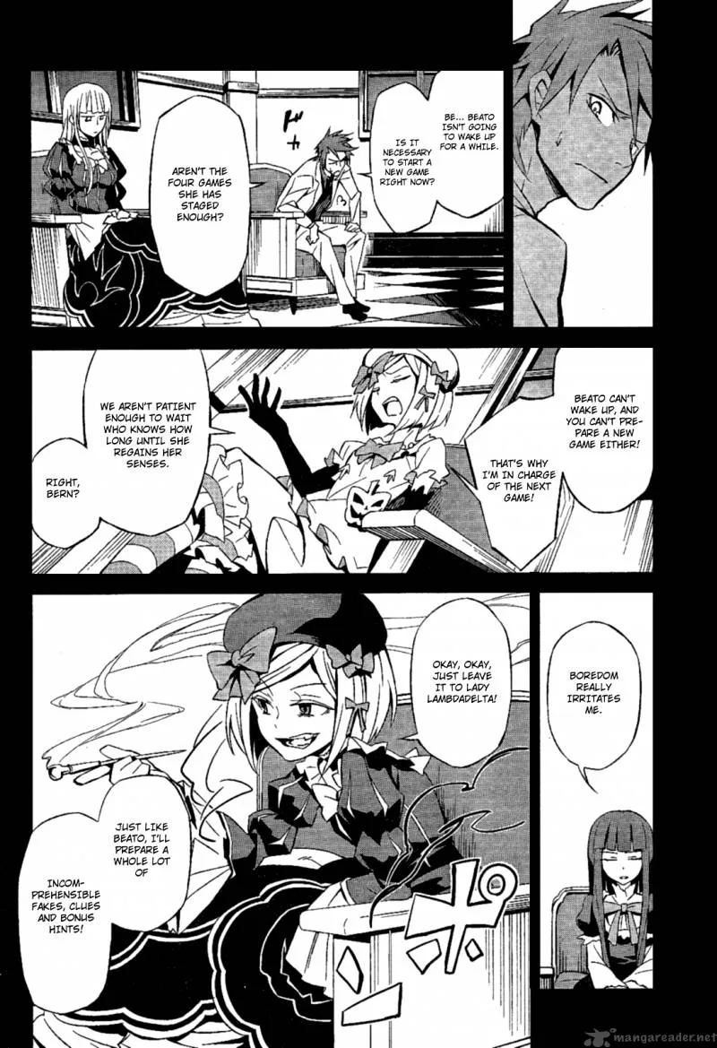 Umineko no Naku Koro ni Chiru Episode 5: End of the Golden Witch Chapter 1 page 14
