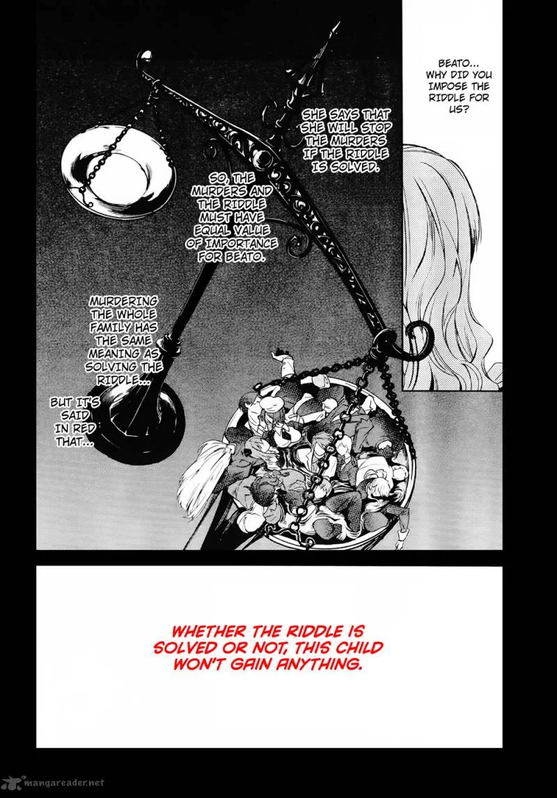 Umineko no Naku Koro ni Chiru Episode 5: End of the Golden Witch Chapter 11 page 6
