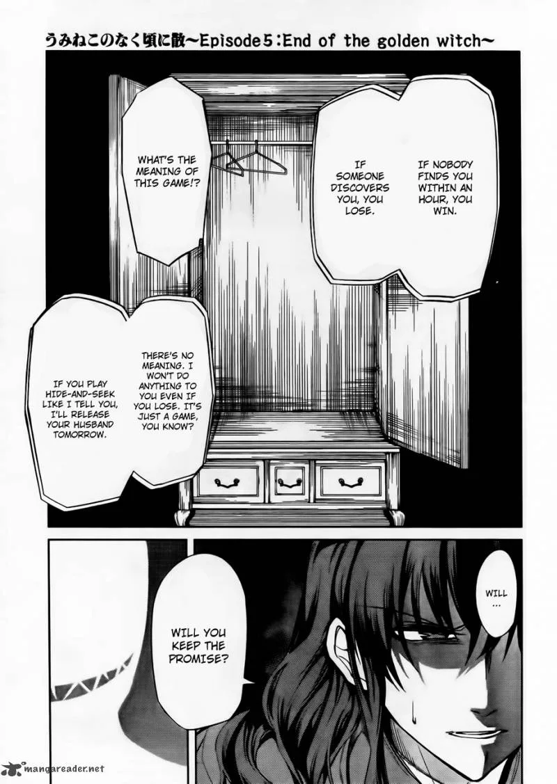 Umineko no Naku Koro ni Chiru Episode 5: End of the Golden Witch Chapter 12 page 22