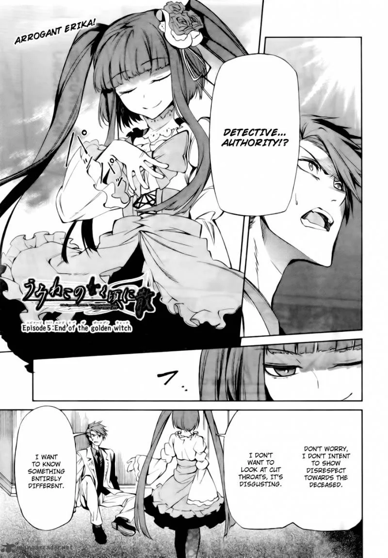 Umineko no Naku Koro ni Chiru Episode 5: End of the Golden Witch Chapter 13 page 1