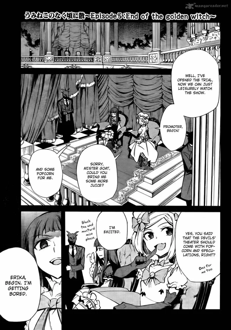 Umineko no Naku Koro ni Chiru Episode 5: End of the Golden Witch Chapter 21 page 1