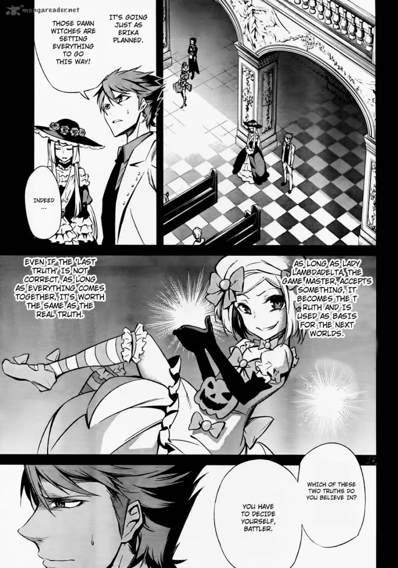Umineko no Naku Koro ni Chiru Episode 5: End of the Golden Witch Chapter 22 page 28