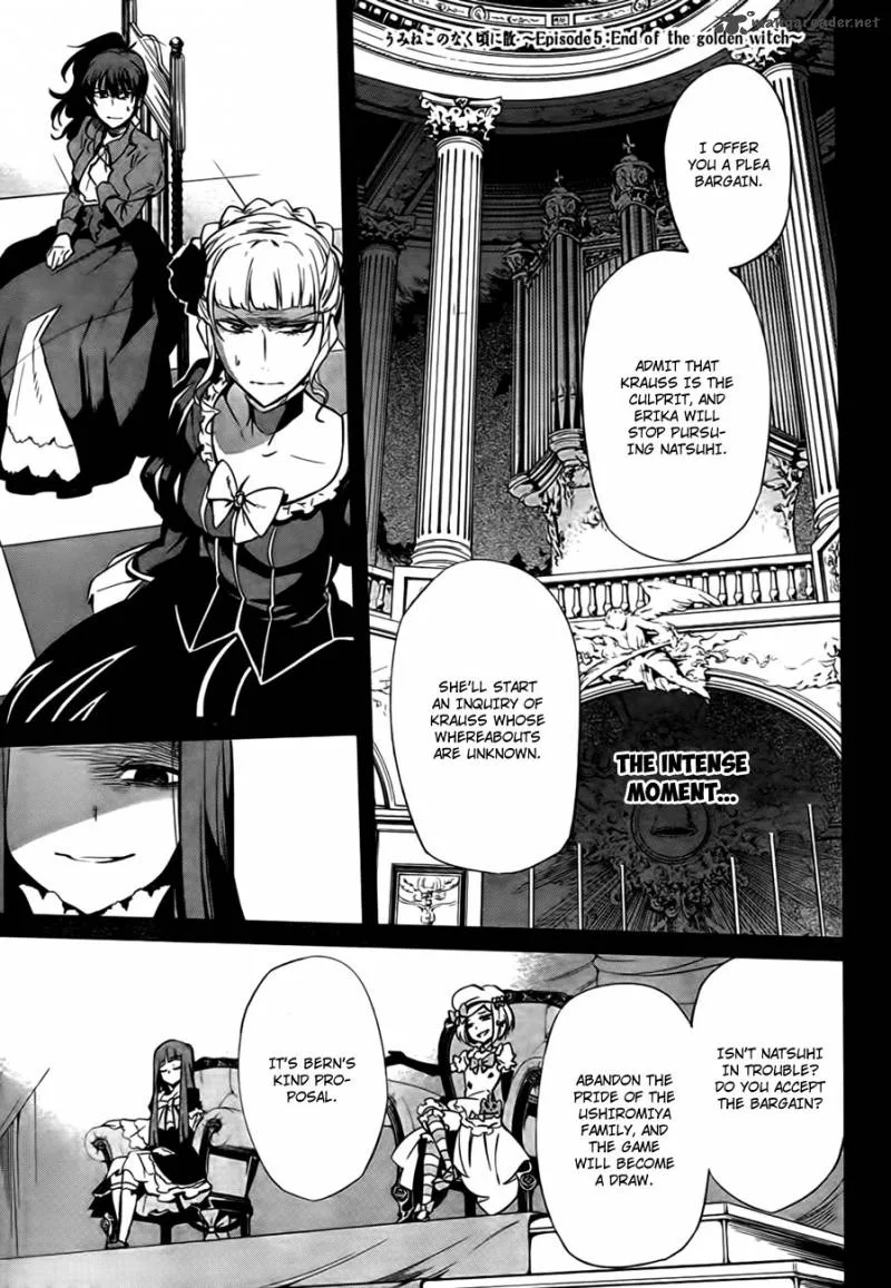 Umineko no Naku Koro ni Chiru Episode 5: End of the Golden Witch Chapter 23 page 1
