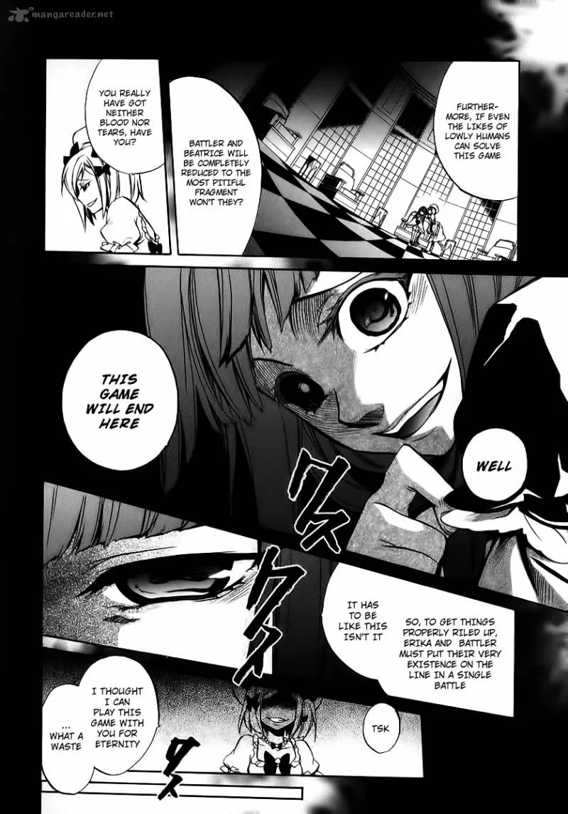 Umineko no Naku Koro ni Chiru Episode 6: Dawn of the Golden Witch Chapter 14 page 10