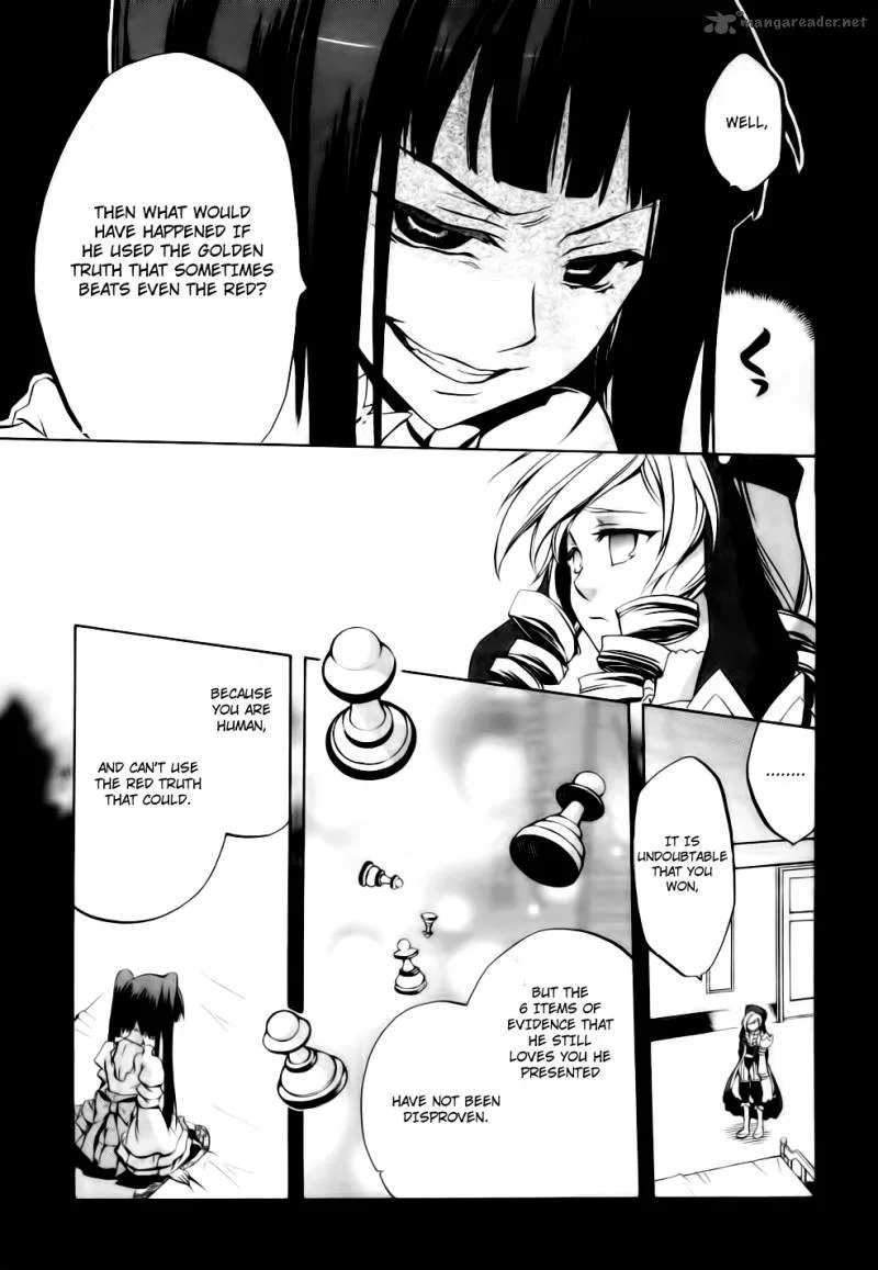Umineko no Naku Koro ni Chiru Episode 6: Dawn of the Golden Witch Chapter 9 page 28