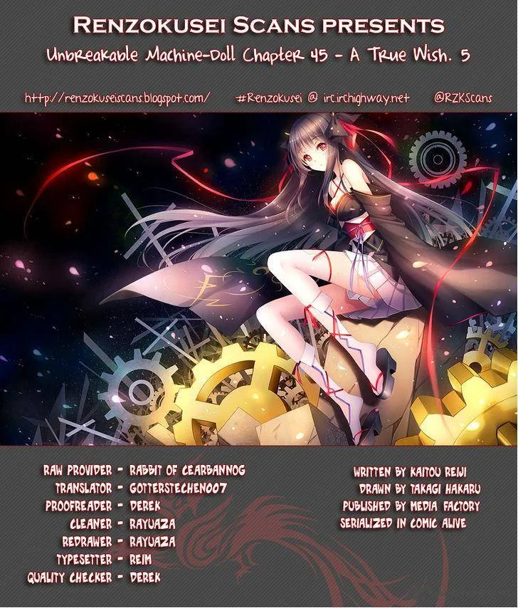 Unbreakable Machine Doll Chapter 45 page 1