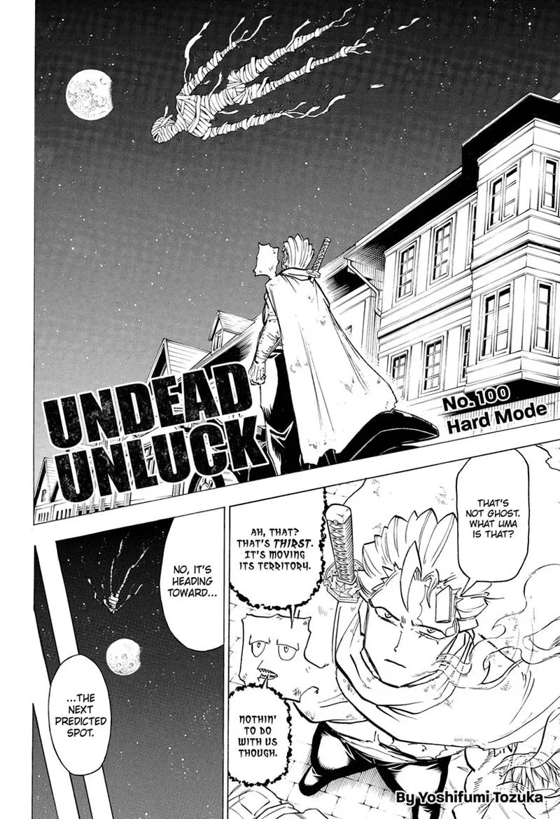 Undead Unluck Chapter 100 page 2
