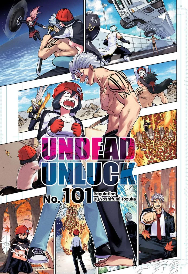 Undead Unluck Chapter 101 page 1