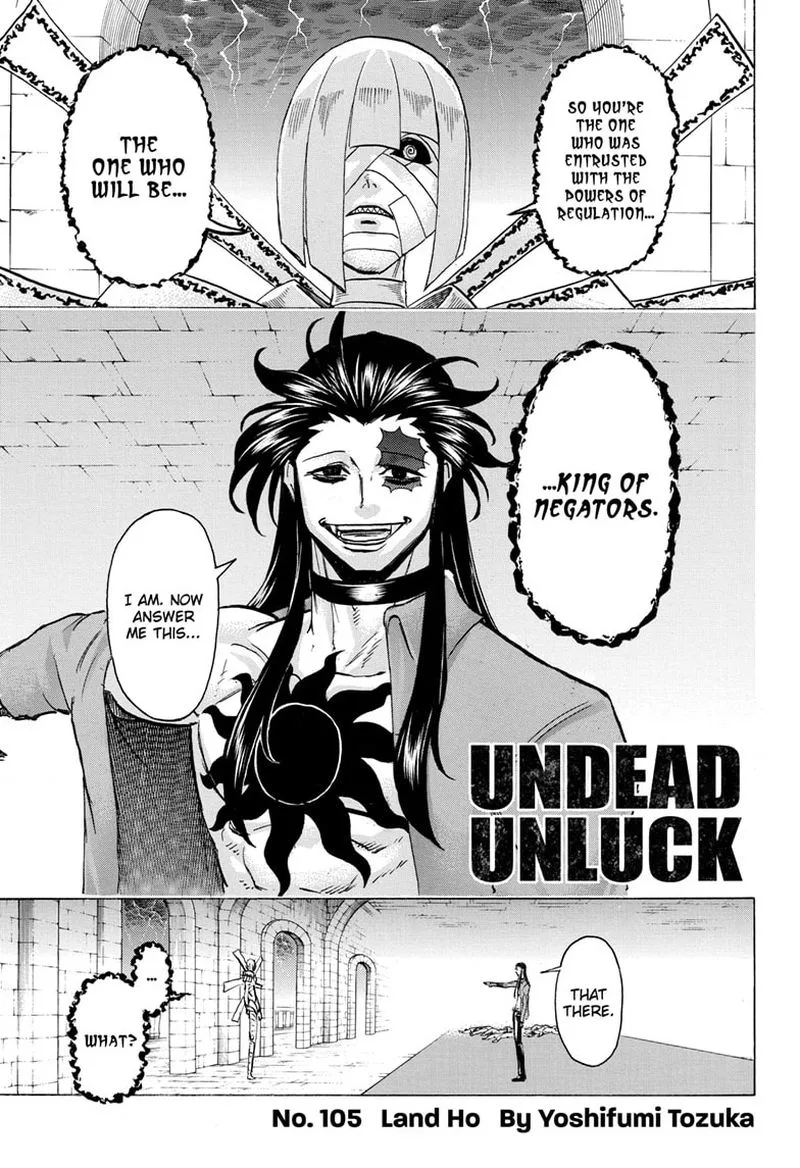 Undead Unluck Chapter 105 page 1
