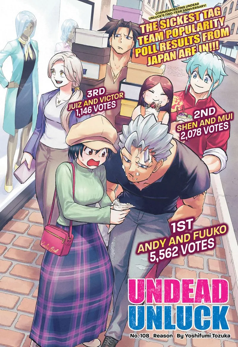 Undead Unluck Chapter 108 page 1