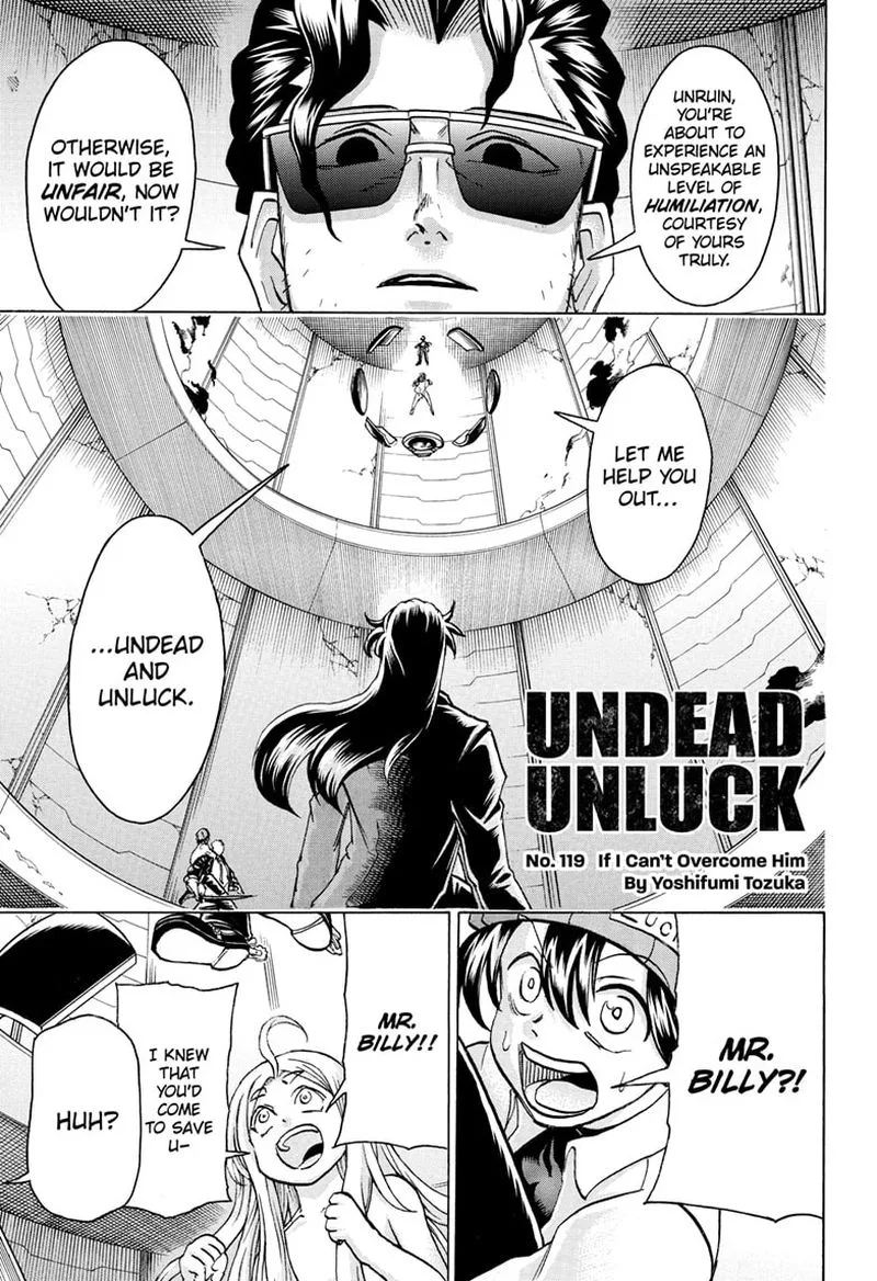 Undead Unluck Chapter 119 page 1