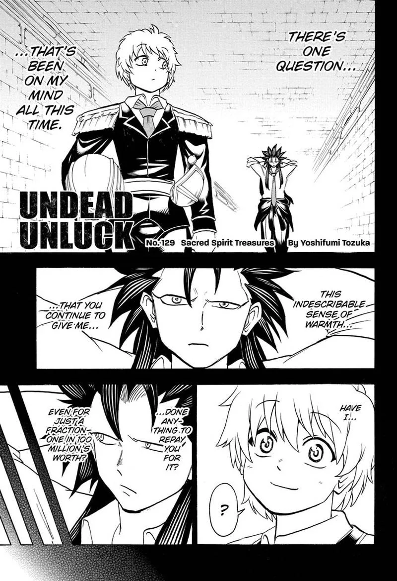 Undead Unluck Chapter 129 page 1