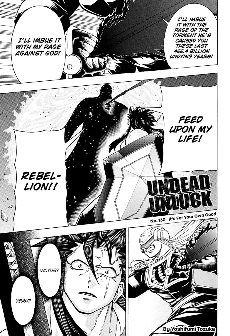 Undead Unluck Chapter 130 page 1