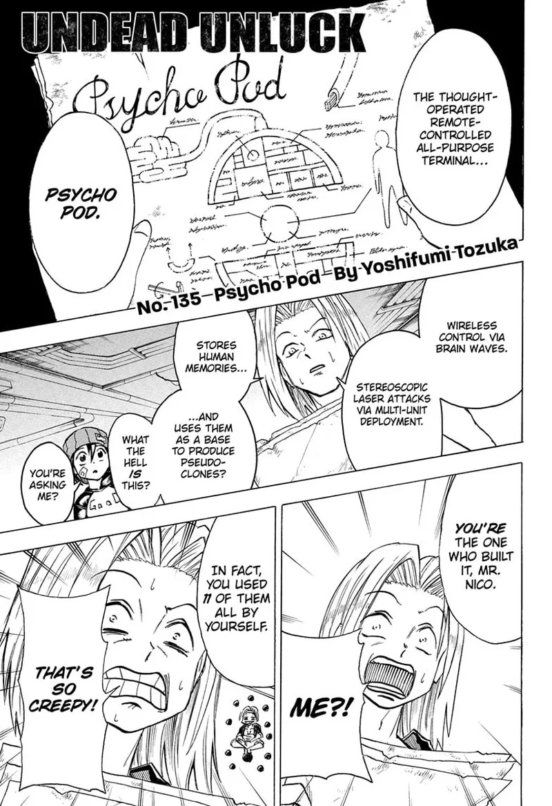 Undead Unluck Chapter 135 page 1