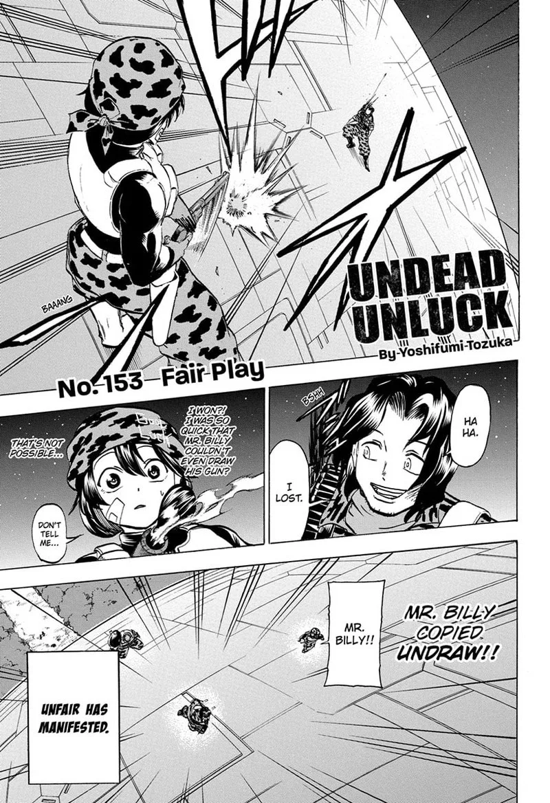 Undead Unluck Chapter 153 page 1