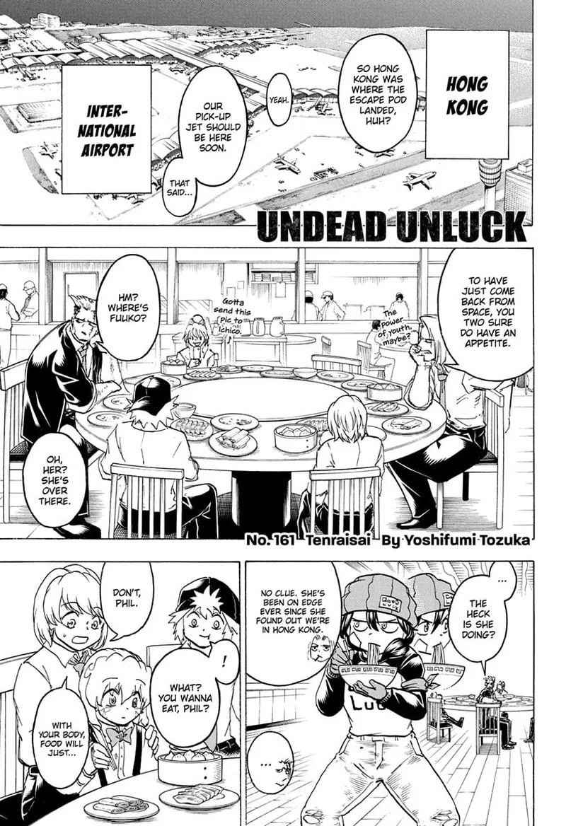 Undead Unluck Chapter 161 page 1