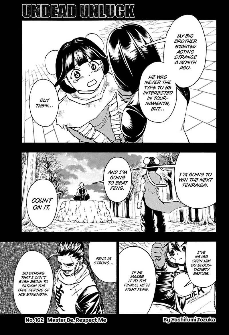 Undead Unluck Chapter 162 page 1