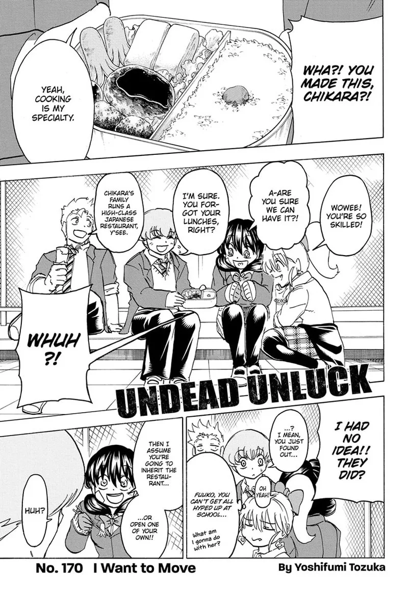 Undead Unluck Chapter 170 page 1