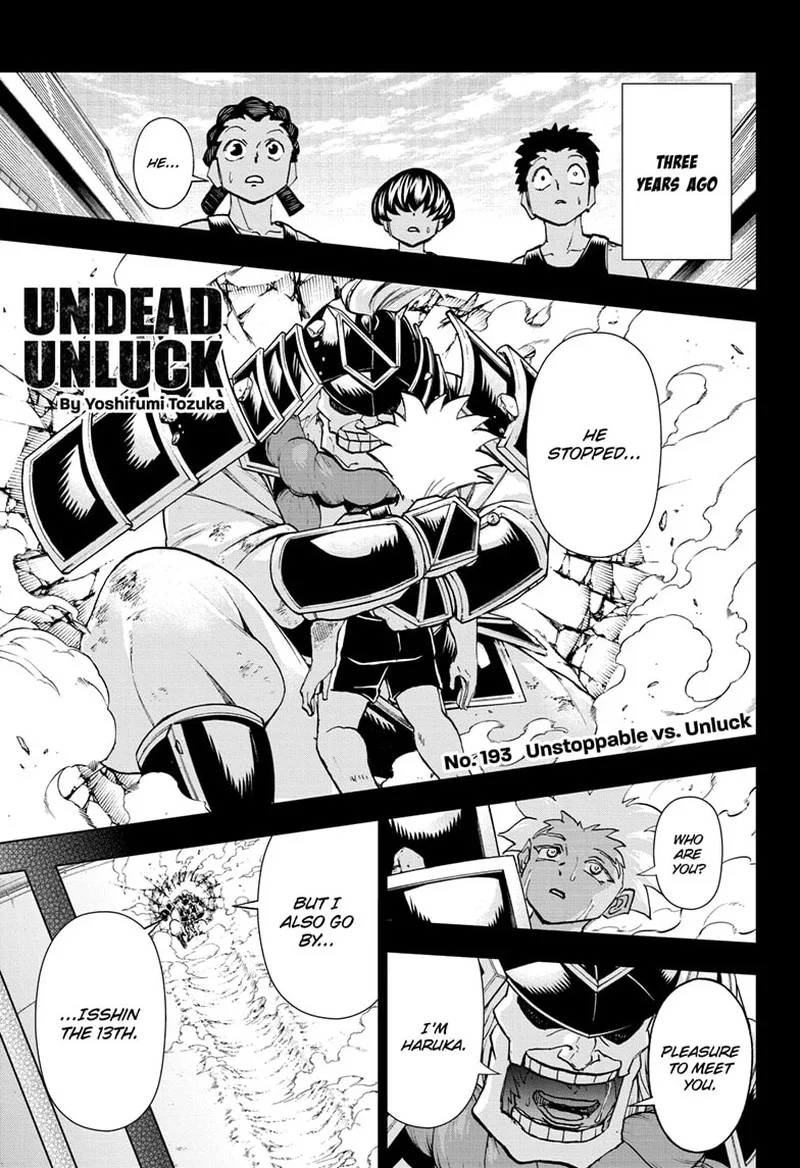 Undead Unluck Chapter 193 page 1