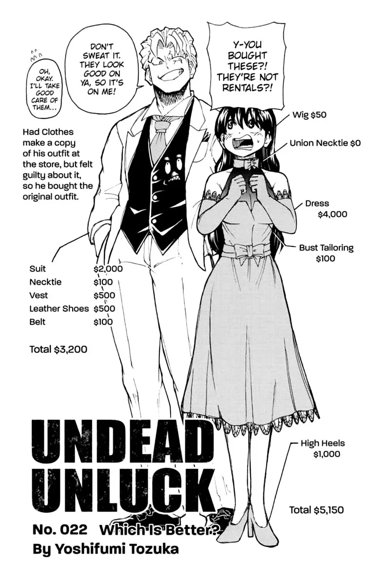 Undead Unluck Chapter 22 page 1