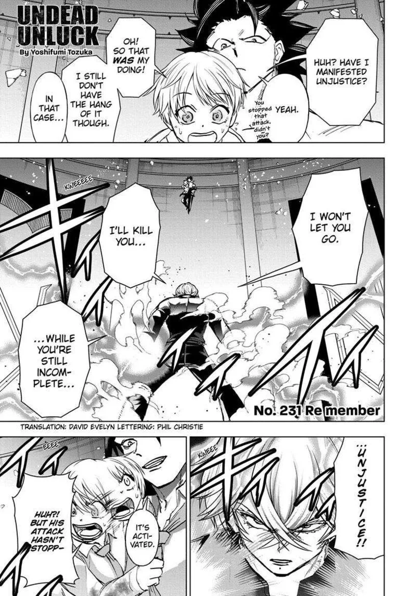 Undead Unluck Chapter 231 page 2