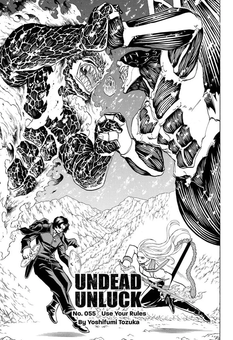 Undead Unluck Chapter 55 page 1