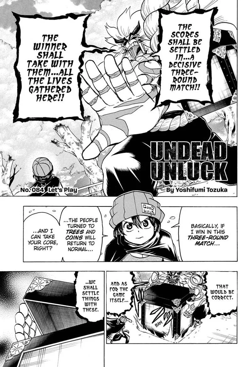 Undead Unluck Chapter 84 page 1