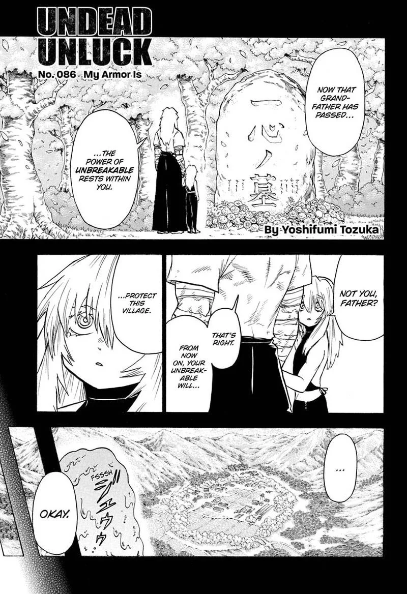 Undead Unluck Chapter 86 page 1