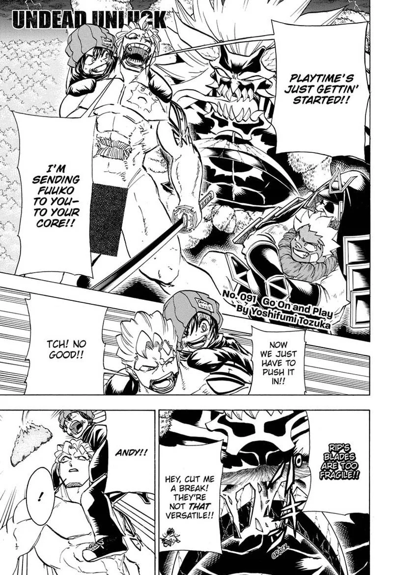 Undead Unluck Chapter 91 page 1