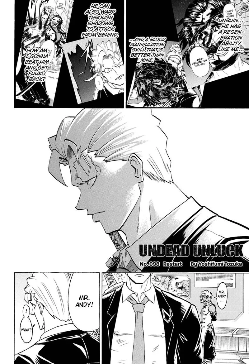 Undead Unluck Chapter 98 page 2