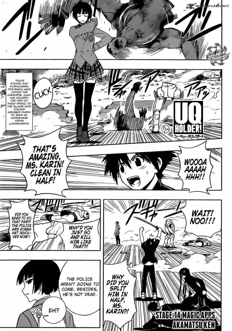 UQ Holder! Chapter 14 page 1
