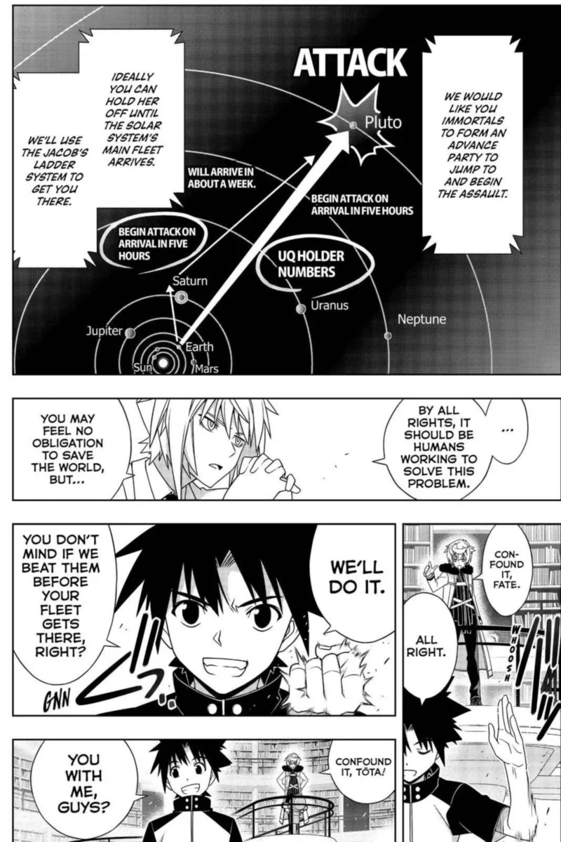 UQ Holder! Chapter 185 page 17