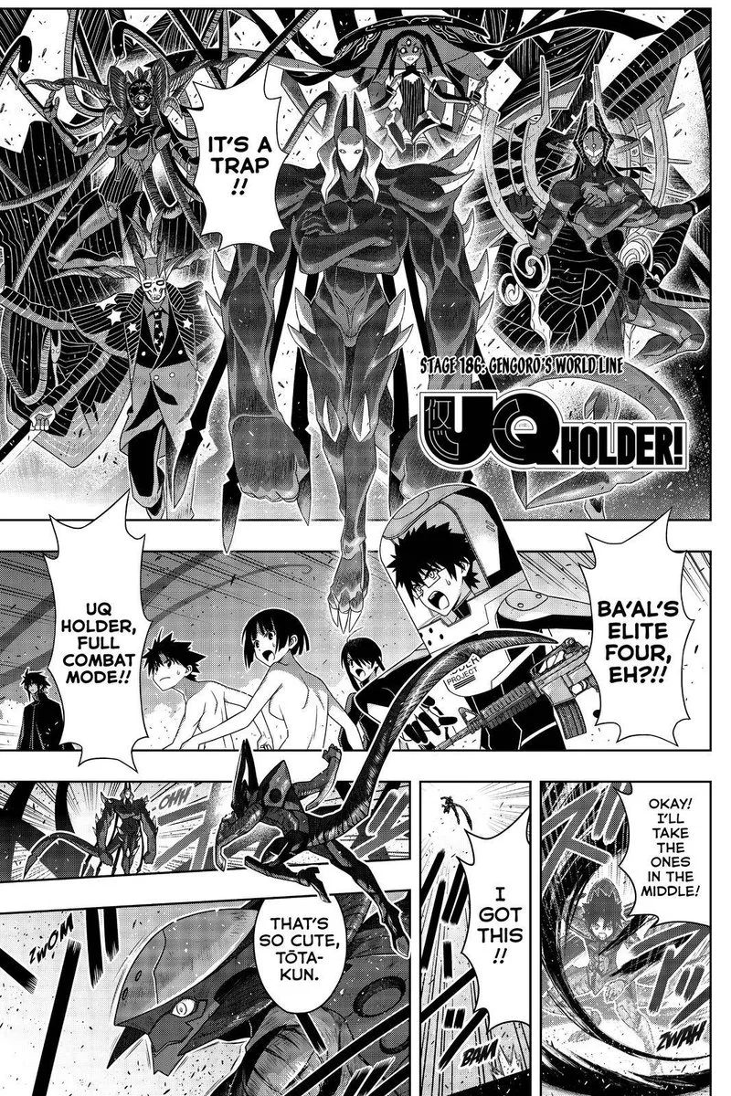 UQ Holder! Chapter 186 page 1