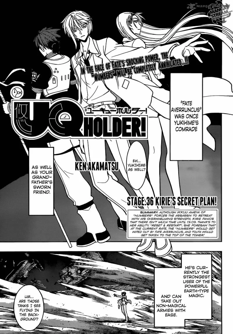 UQ Holder! Chapter 36 page 1