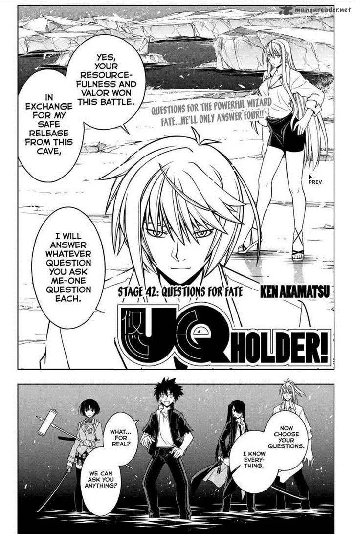 UQ Holder! Chapter 42 page 1