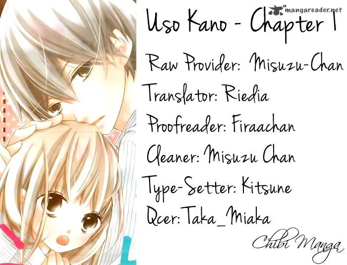 Uso Kano Chapter 1 page 1