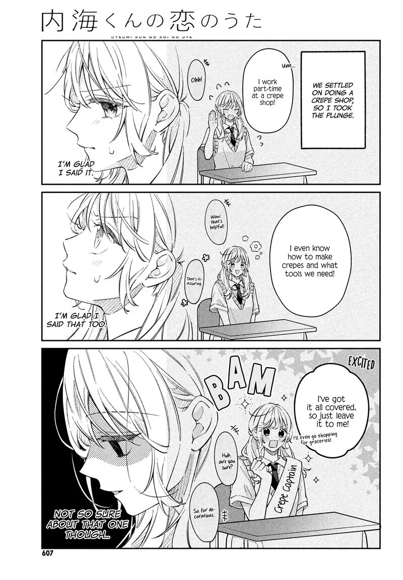 Utsumi-kun no Koi no Uta Chapter 17 page 7