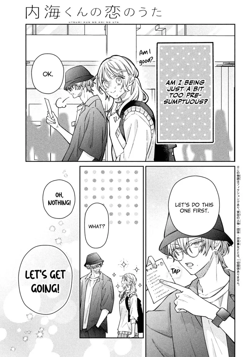 Utsumi-kun no Koi no Uta Chapter 18 page 3