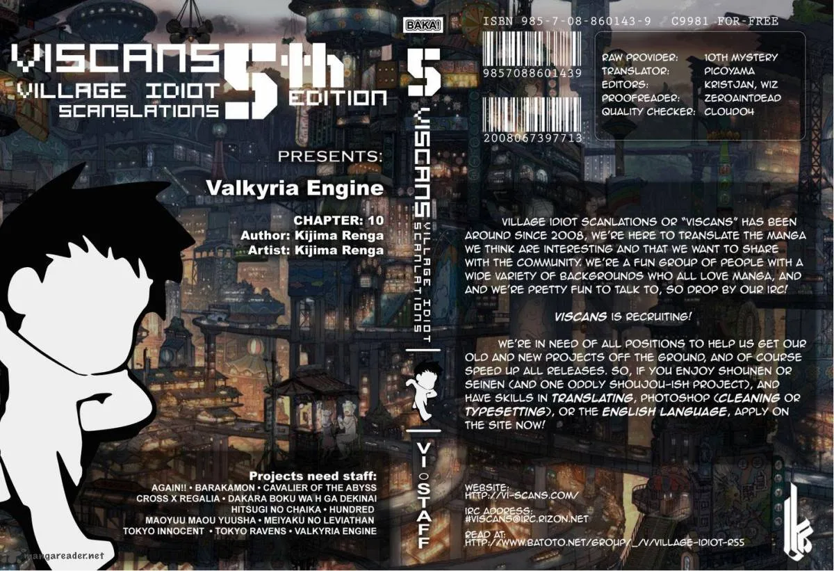 Valkyria Nainen Kikan Chapter 10 page 1