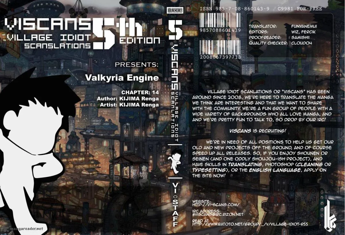 Valkyria Nainen Kikan Chapter 14 page 1